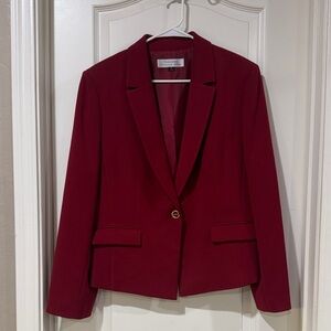 Tahari Rich Red Blazer